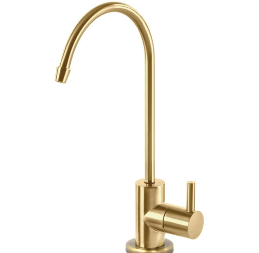 Modern RO Faucet - Brushed Gold
